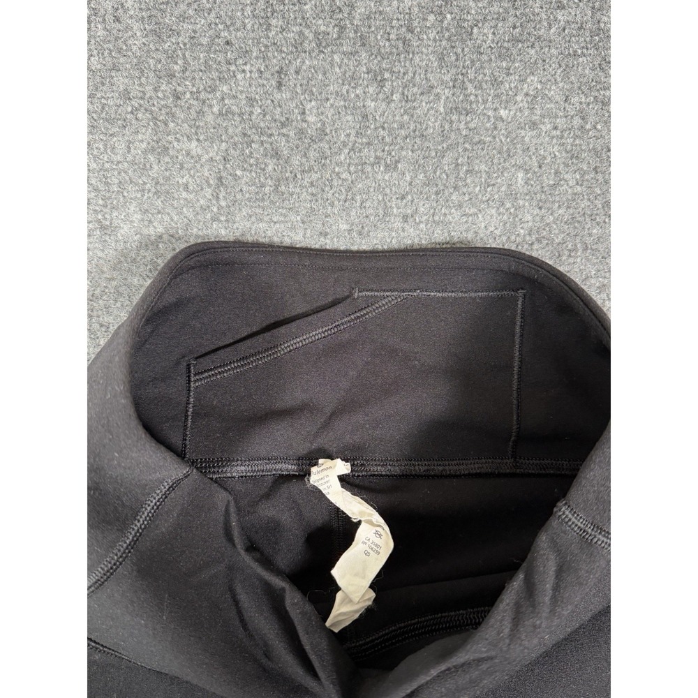 Lululemon Reveal Tight Leggings Womens Size 8 Black Mindful Motion Yoga 28" EUC - Picture 6 of 13